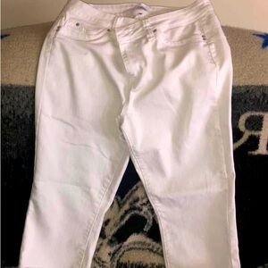 Royalty For Me White capris Jeans
